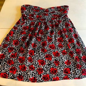 Torrid Strapless Rose dress